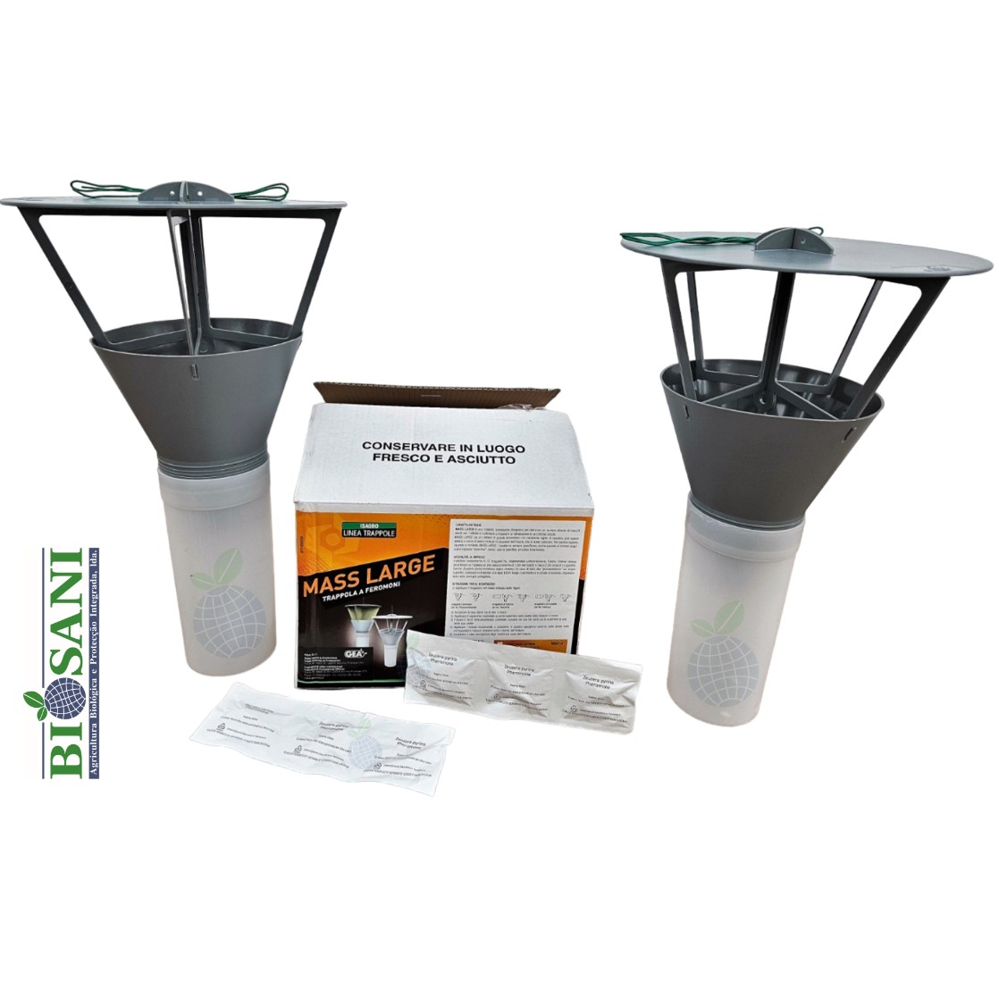 Kit para Zeuzera com 2 armadilhas e 6 cápsulas