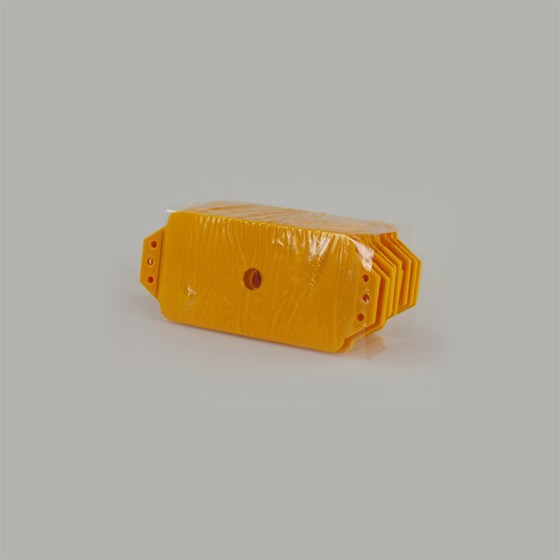 Imagem da embalagem selada do Sistema reutilizável armadilhas cromotrópicas Rebell® Giallo - 25 unidades